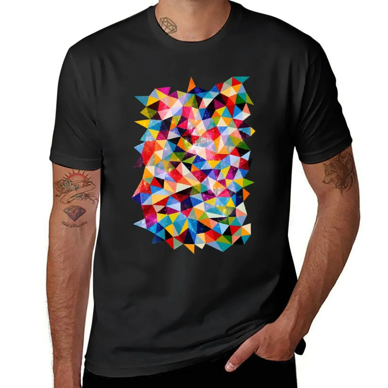 Space Shapes T-Shirt essential t shirt oversized graphic tee oversizeds t shirts for men pack