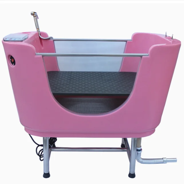 

Pet Grooming Salon Water Spa Dog Bath Tub Plastic Ozone Therapy Bathing Tubs