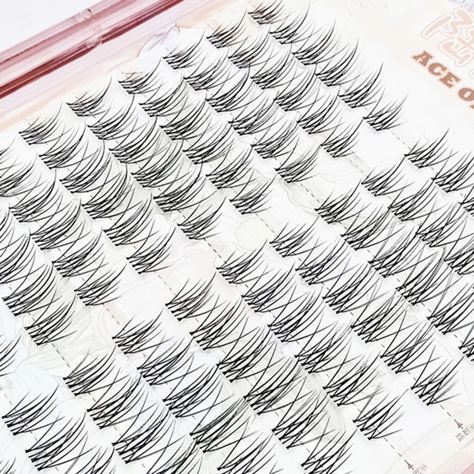 ขนตาปลอมแบบกลุ่ม ติดทนนาน ดูเป็นธรรมชาติ ขนตาปลอมเพิ่มวอลลุ่ม สีดำ ความยาว 9-13 มม. คละความยาว สำหรับออกเดท ใช้ได้ทุกวัน ระดับมืออาชีพ