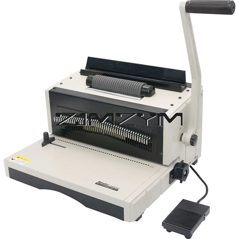 Heavy Duty Manual Single Coil Binding Machine 46 Punching Hole Photo Album Paper Electric Binder Puncher Machine