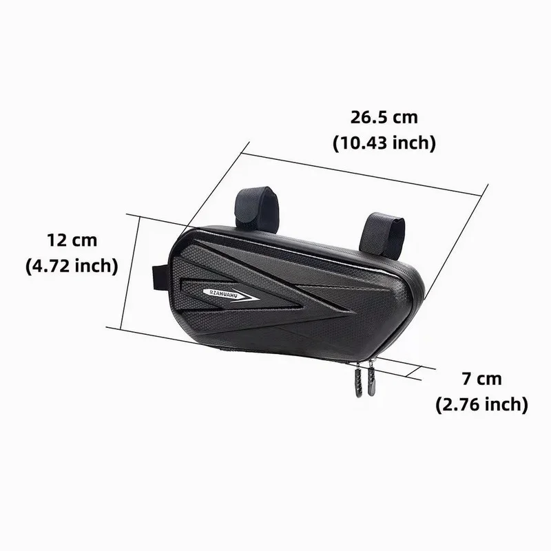 Multifunctional Motorcycle Frame Hard Shell Side Bags Mountain Bike Triangle Bag