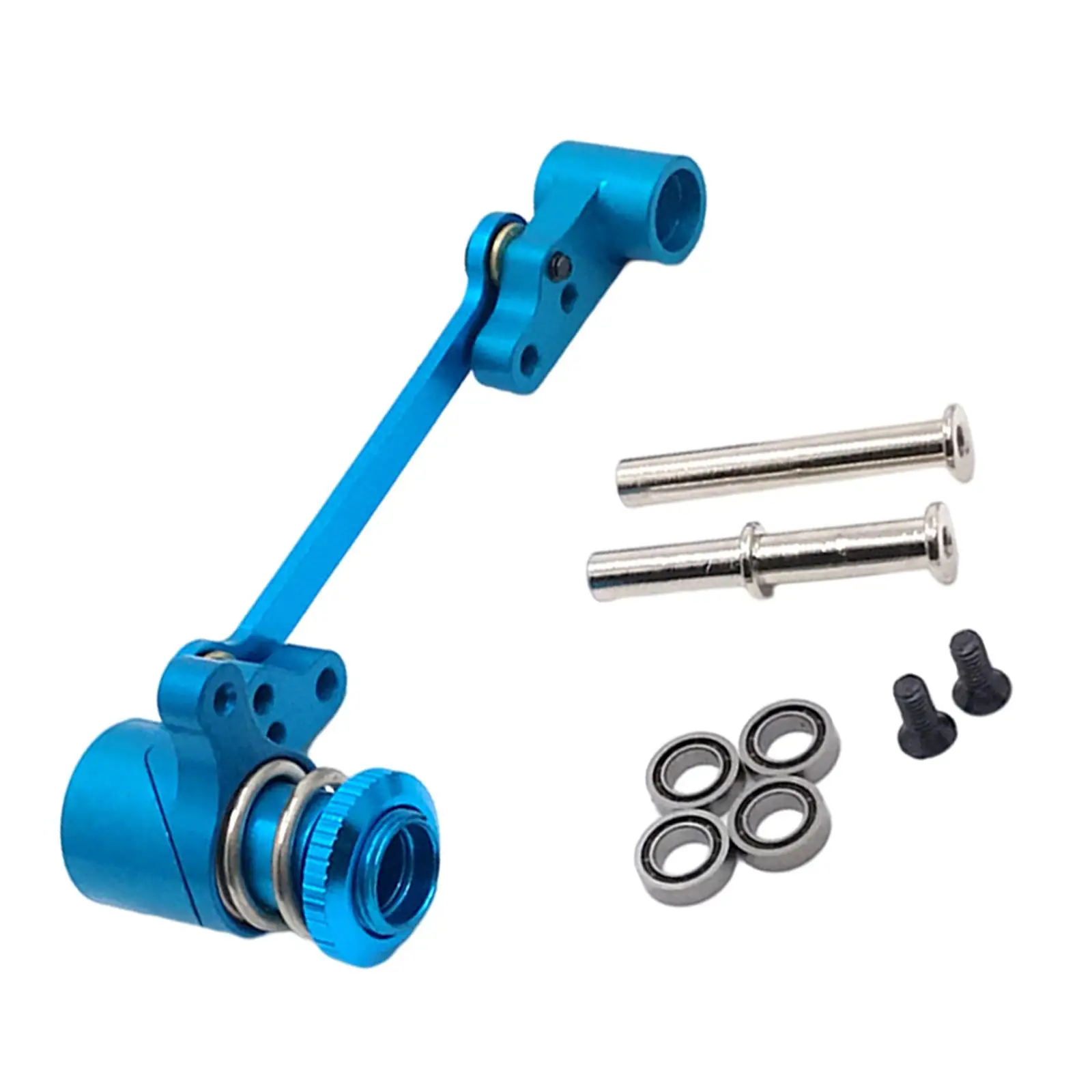 RC Car Steering Group Sturdy Metal Assembly for Wltoys 1/12 1/14 Chassis Upgrade Accessories