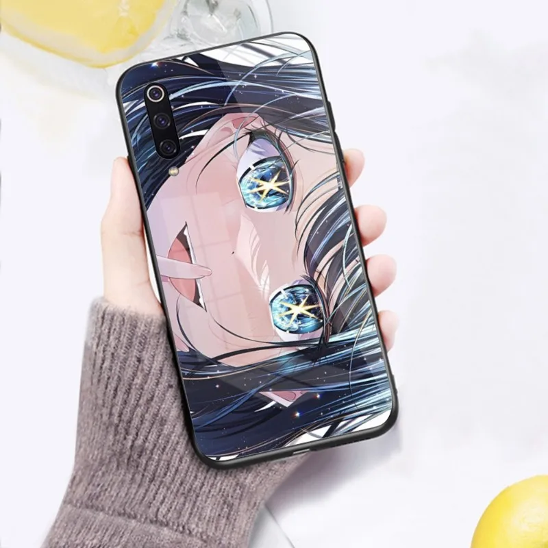 Anime Oshinoko AI Phone Case for Xiaomi 13 12 11T 10 9 Lite Redmi Note 11 10 10S Pro 9 9A 8 PC Glass Phone Cover Funda