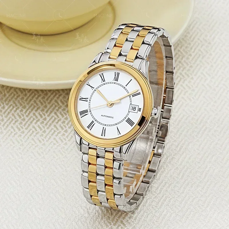 Luxury New Automatic Mechanical Mens Watch Gold-Plated Sport Watches