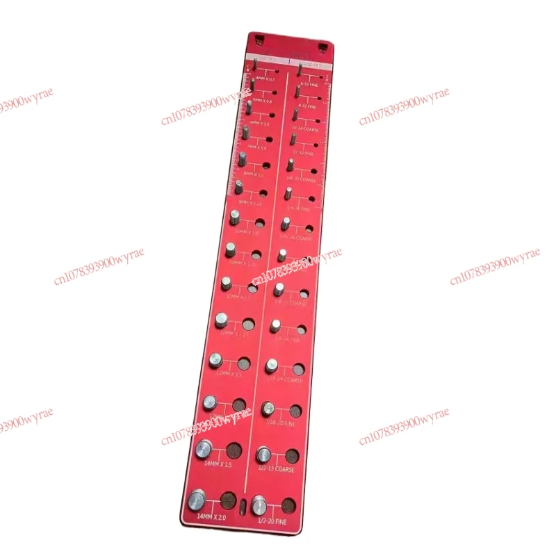 British Screw Nut and Bolt Thread Checker Screw Measuring Gauge Male Nut Checker