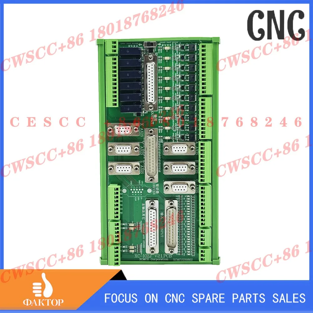 Integrated Adapter Board Io Board With 4pcs Db25 Parallel Port Cable For Xc609m Xc709m Xc809m Xc609d Xc709d Xc809d Xc609t Xc809t