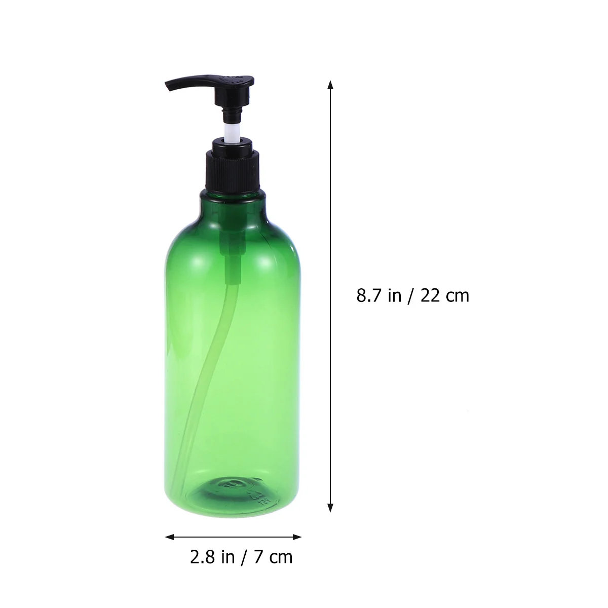 2 Stück 500 ml Shampoo-Spender, nachfüllbar, Haustier-PP-Spray für Körperwäsche, Flüssigseife, ätherisches Öl, grün, schwarz, wiederverwendbar, umweltfreundlich