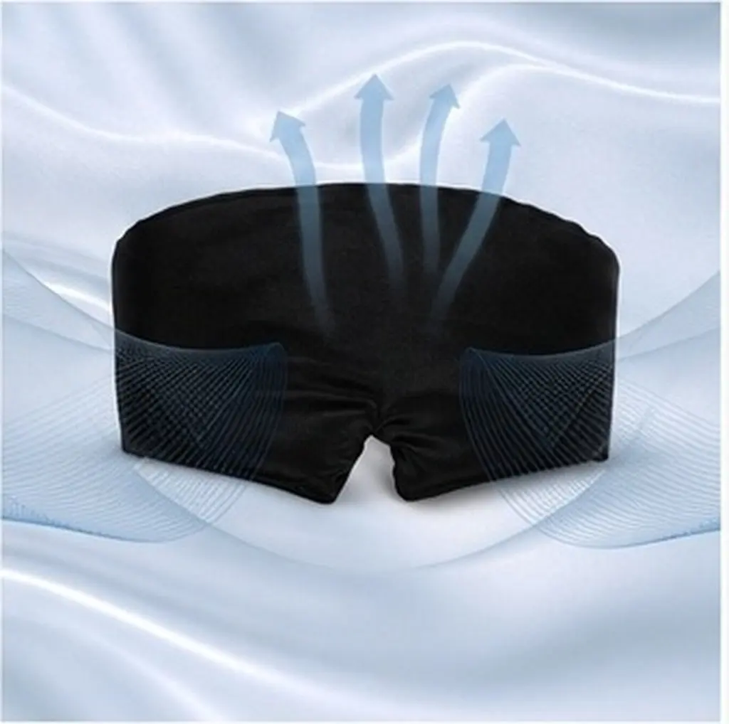 2Pcs Cooling Faux Silk Sleep Mask Extended Full Blackout Eye Cover for Travel Home Airplane Relaxation Sleep Mask