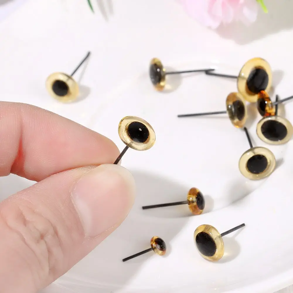 20/50pcs Brown Color Glass Eyes 3mm-12mm Wholesale Glass Eyes Needle Felting Eyes For DIY Bears Animals Dolls Kids DIY Toys