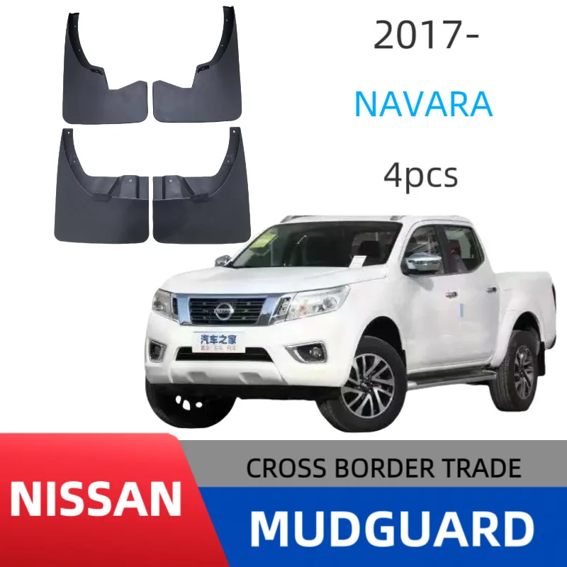 For Nissan Navara For Rich 6 Pickup Truck Stylish Protection Set Heavy Duty Off Road Upgrade Mud Flaps
