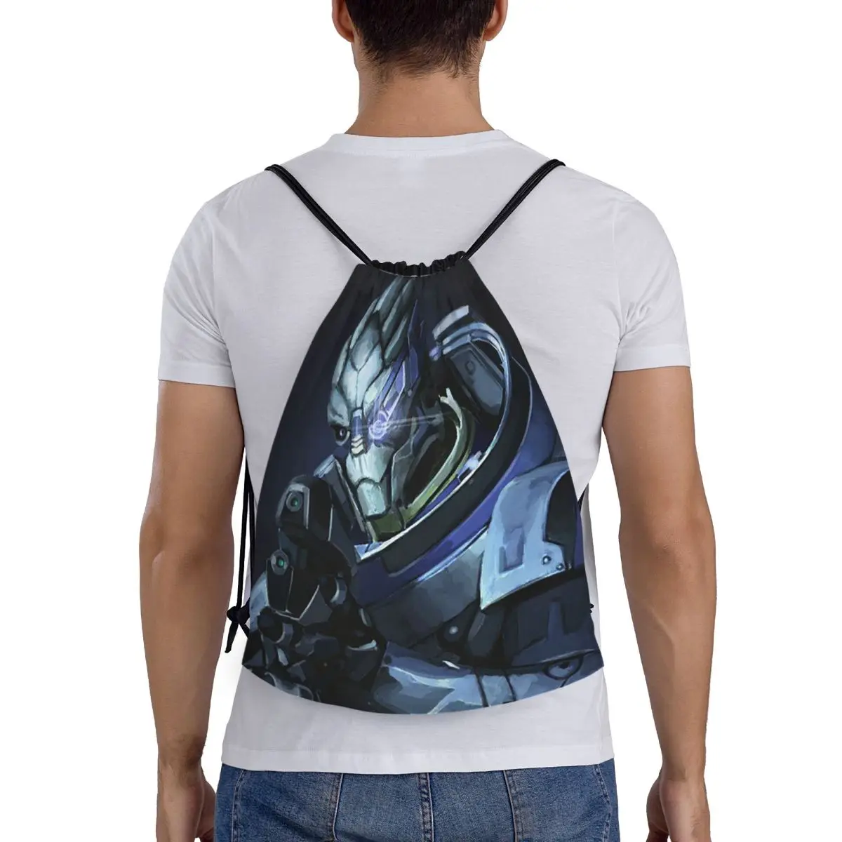 

Рюкзаки-мешки с принтом Garrus Vakarian из Mass Effect, мемы по видеоиграм, космические рюкзаки, спортивные сумки, сумки для книг, для путешествий и студентов