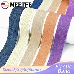 2/5Meters 25-50mm Nylon Elastic Band Skirt Waistband Polyester Rubber Clothes Belt Soft Webbing Ribbon DIY Sewing Accessories