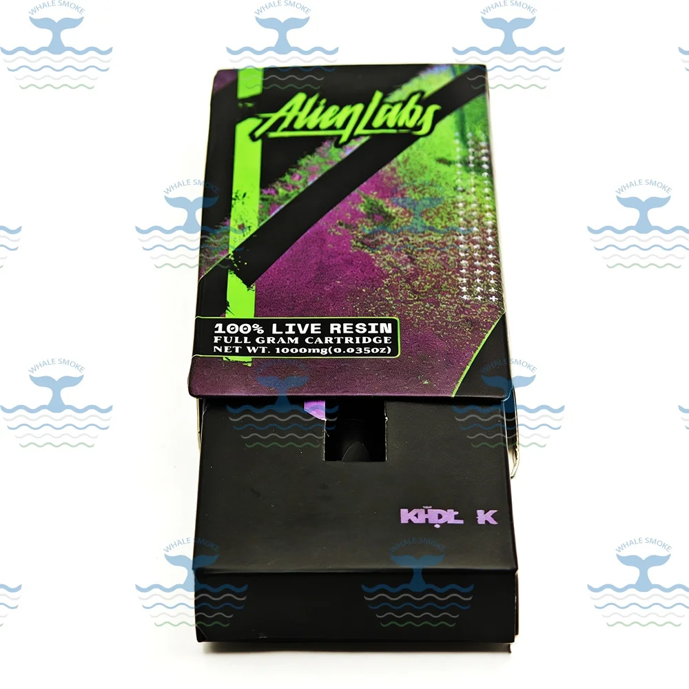 Alienlabs Empty Cartridge Storage Display Paper Box Foldable Tank Packaging 1000mg