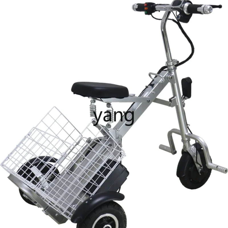 CX folding electric vehicle bicycle ultra-light portable small scooter for the elderly lithium battery