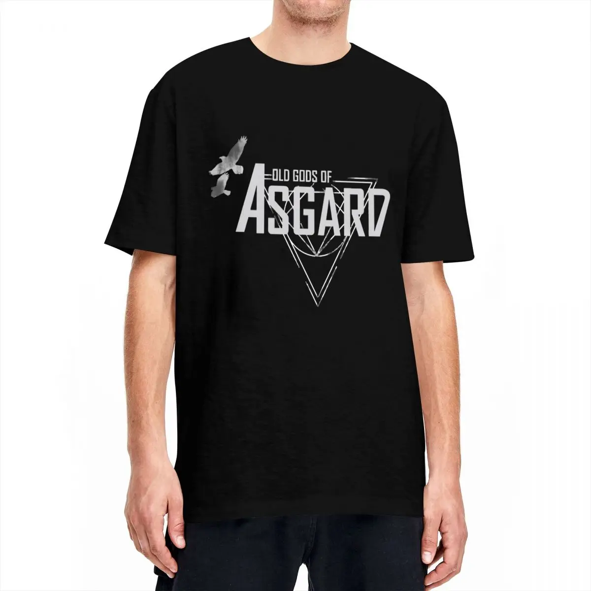 Alan obudzić starych bogów Asgard Tshirt męskie bawełniane topy nowość z okrągłym dekoltem z krótkim rękawem