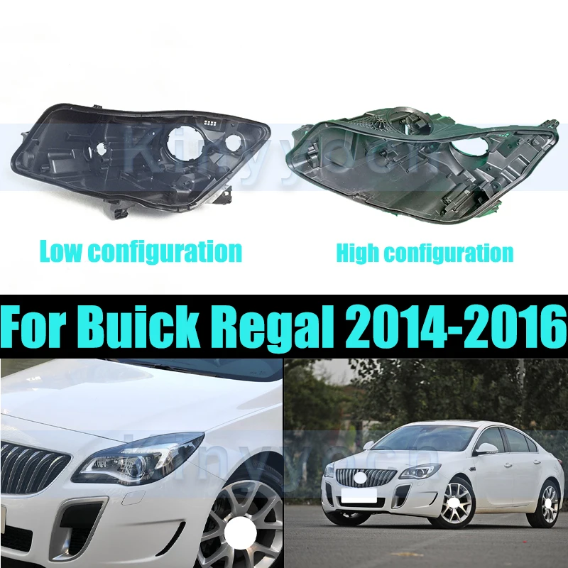 

Передний бампер, крышка основания фары для Buick Regal 2014-2016, задняя крышка, фара, задняя часть фары, задний корпус
