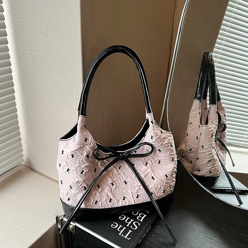 

Sweet Cool Girl Soft Leather Shoulder Bags Fashion All Match Lady Commuter Underarm Bag Lady Fashion Handbags