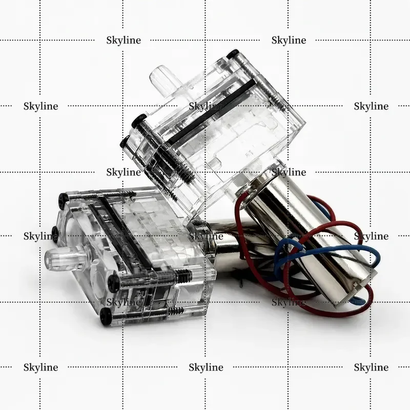 820 Hollow Cup Miniature Mini Air Pump Single Hole 3V 3.7V Transparent Precision Oxygen Pump