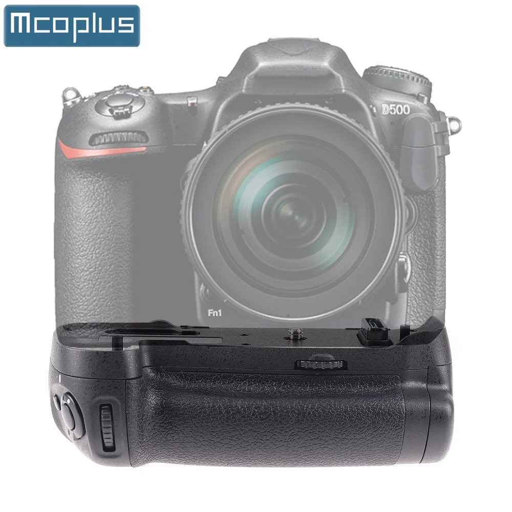 Mcoplus BG-D500 Vertical Battery Grip holder for Nikon D500 Camera Replacement as MB-D17 / work with EN-EL15 Battery