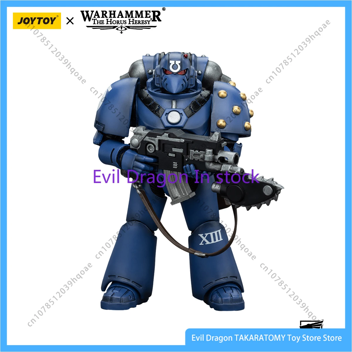 JOYTOY Warhammer 40k 1/18 Action Figures 12cm Ultramarines MKVI Tactical Squad