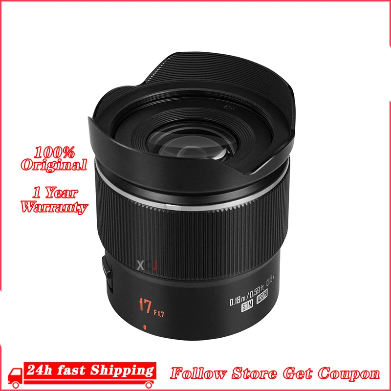 Yongnuo YN17mm F1.7M M 4/3 Mount Wide-Angle Auto Focus Standard Prime Lens Mirrorless Camera Lens for Olympus and Panasonic