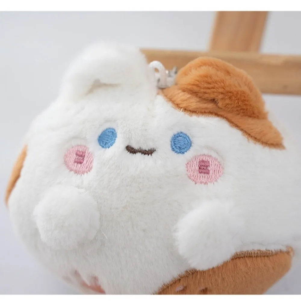 الكرتون صرير طويل الذيل القط المفاتيح Kawaii لينة القط مفتاح سلسلة حقيبة لطيفة الحلي لحقيبة الفتاة #4