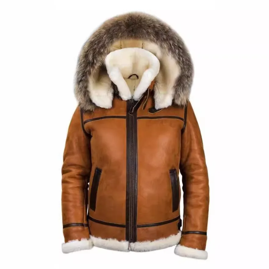 Man Plush Jacket Winter New Fashion Patchwork Stand Collar Male Outerwear Winfproof Simple Long Sleeve Zipper Men Hooded Coat