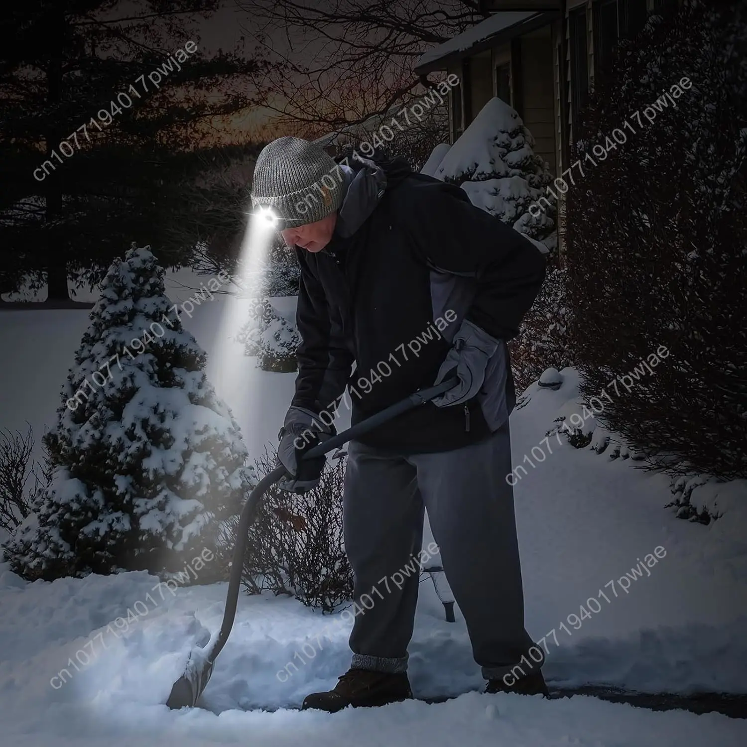 Etsfmoa шапка унисекс с подсветкой, теплая вязаная шапка на флисовой подкладке, подарки для мужчин и женщин, перезаряжаемая светодиодная шапка