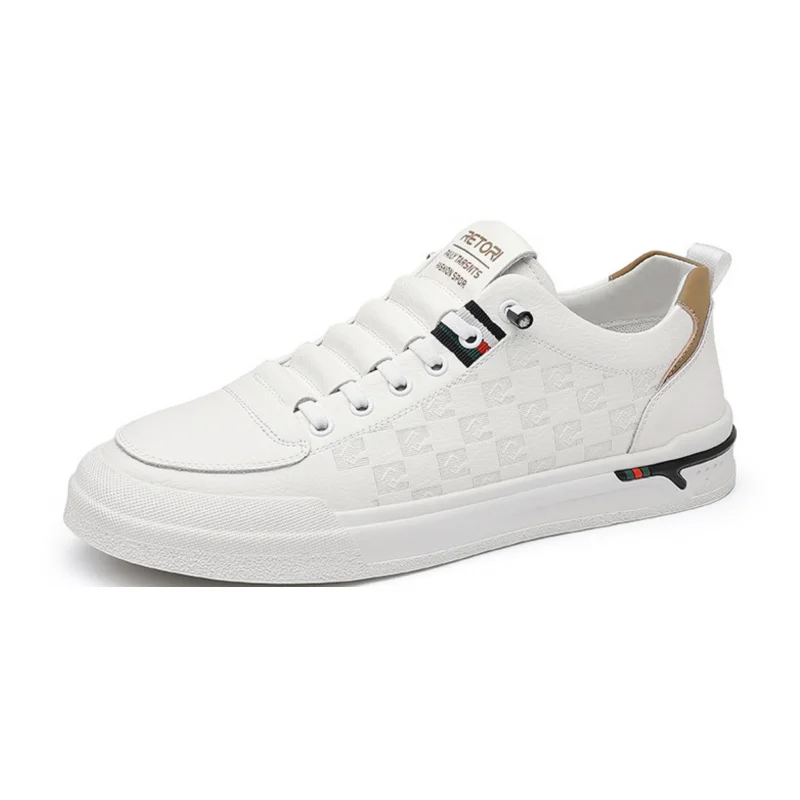 

Высококачественные мужские кеды на весну, дышащие белые повседневные туфли, модные универсальные мужские трендовые туфли с мягкой подошвой