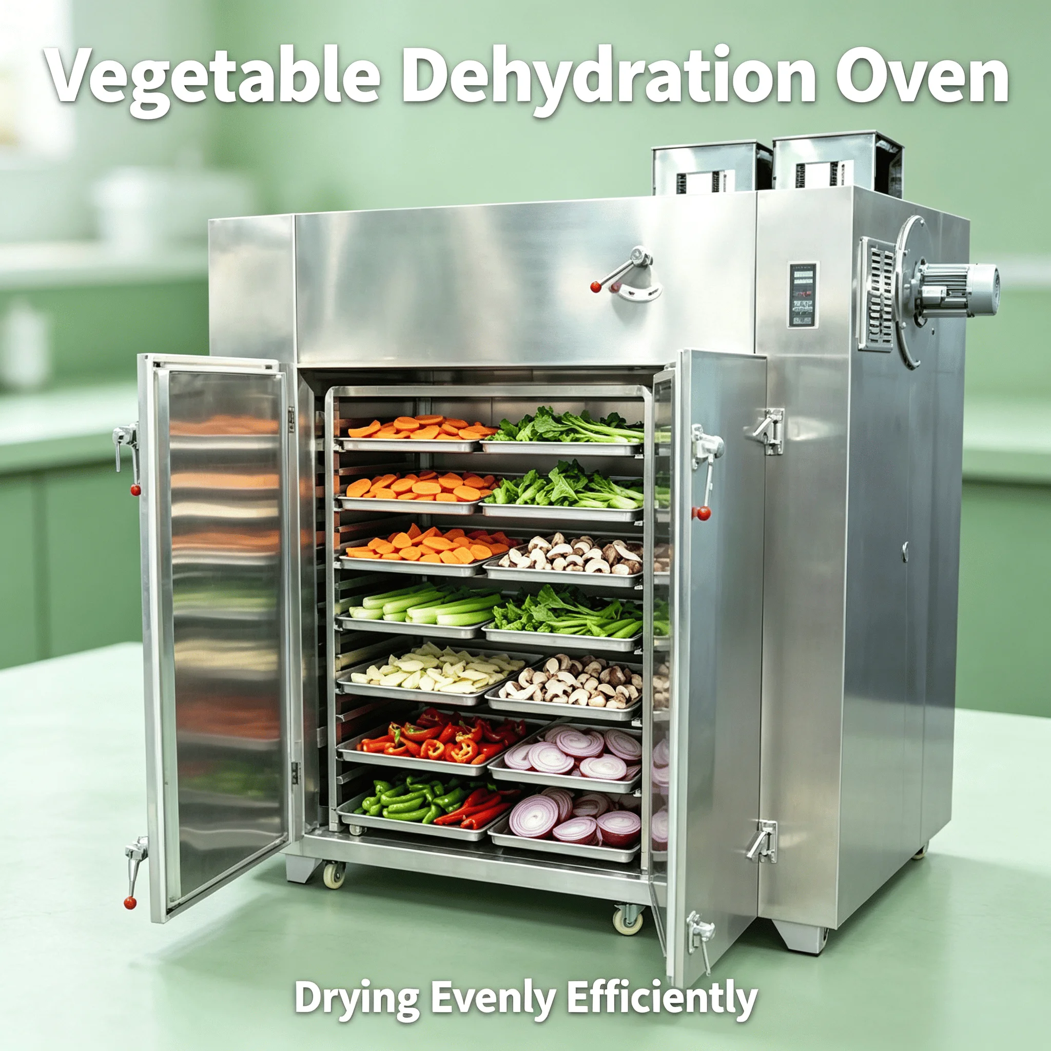Hot Air Drying Oven Anti-rust Stainless Steel Dryer Machine For Farm Fruit Vegetable Dehydration  Customized