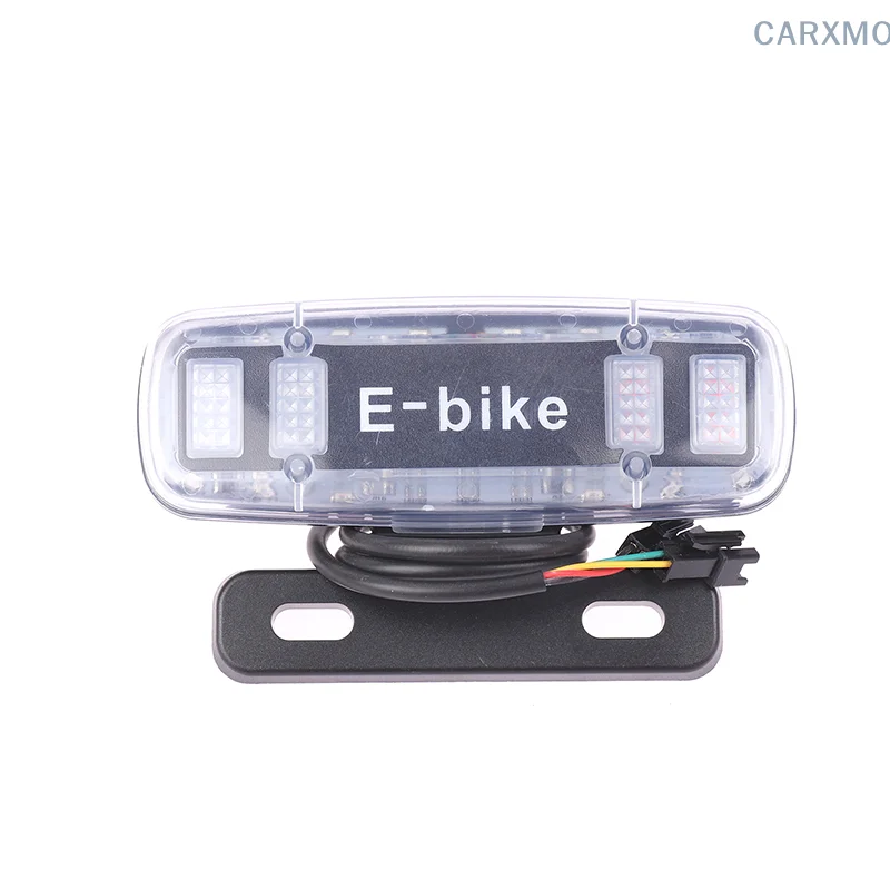 

LED Bike Rear Light Bicycle Tail Light Running Lights Brake Lights Safety Flashlight With 4 Modes For Electric Bike