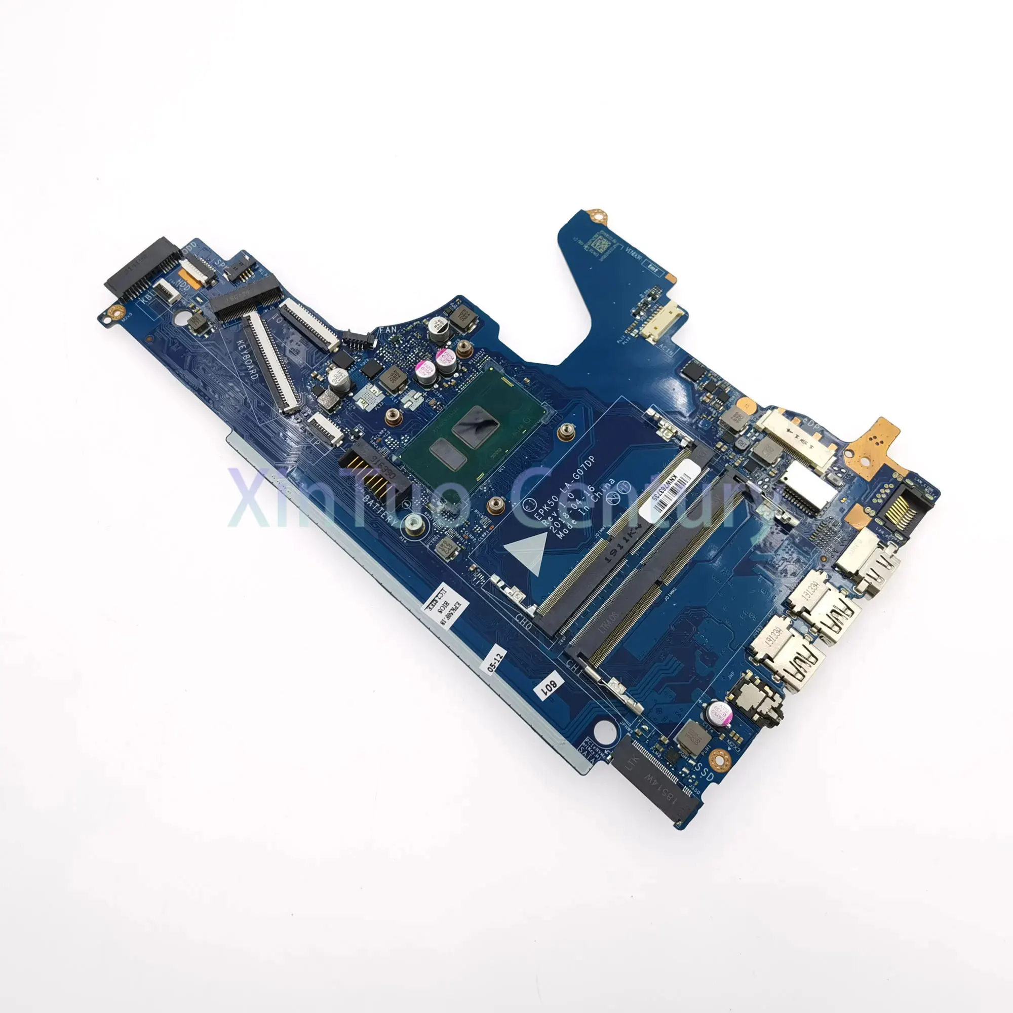 Imagem -03 - Laptop Motherboard para hp Pavilion 15-da 250 g7 Epk50 La-g07ep La-g07dp i3 i5 i7 Cpu 100 Teste de Trabalho L20373601 L20371-601