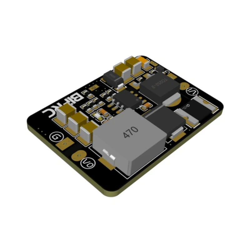 1PCS BEC Step-down Module 10V-60V Input to 5.2V/7.4V/12.0V Output Buck Converter w MOS Soft Start for UAV/ROV Underwater Vehicle