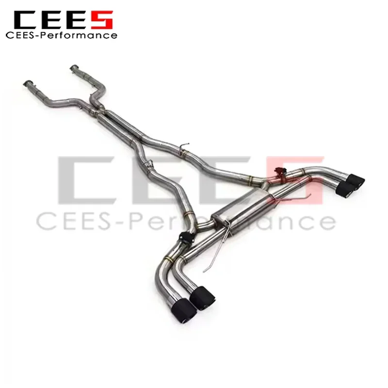 CEES Catback Exhaust Pipe for BMW X5M/X6M F95/F96 4.4TT 2020-2024 Stainless Steel  Escape Exhaust Pipe Muffler System with OPF