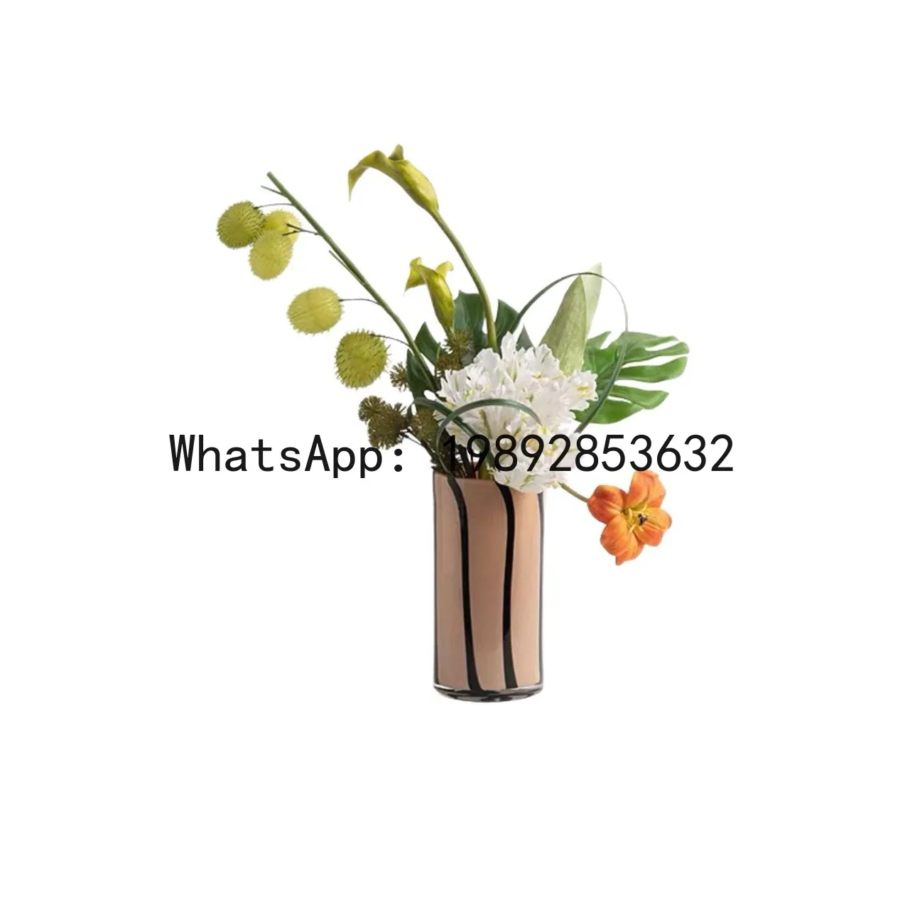 

Minimalist touch artificial floral art light luxury decorations for living room, entryway, coffee table, hotel, and homestay