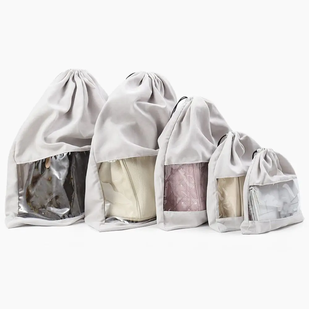

Cosmetics Bag Cloth Drawstring Bag Bundle Bag Bag Dustproof Storage Bag Bundle Pocket Handbag Storage Bag Transparent Makeup Bag