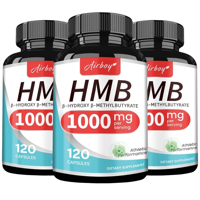 

HMB Supplements - Supports Muscle Growth, Boosts Energy, Improves Endurance and Athletic Performance, Non-GMO, Gluten-Free