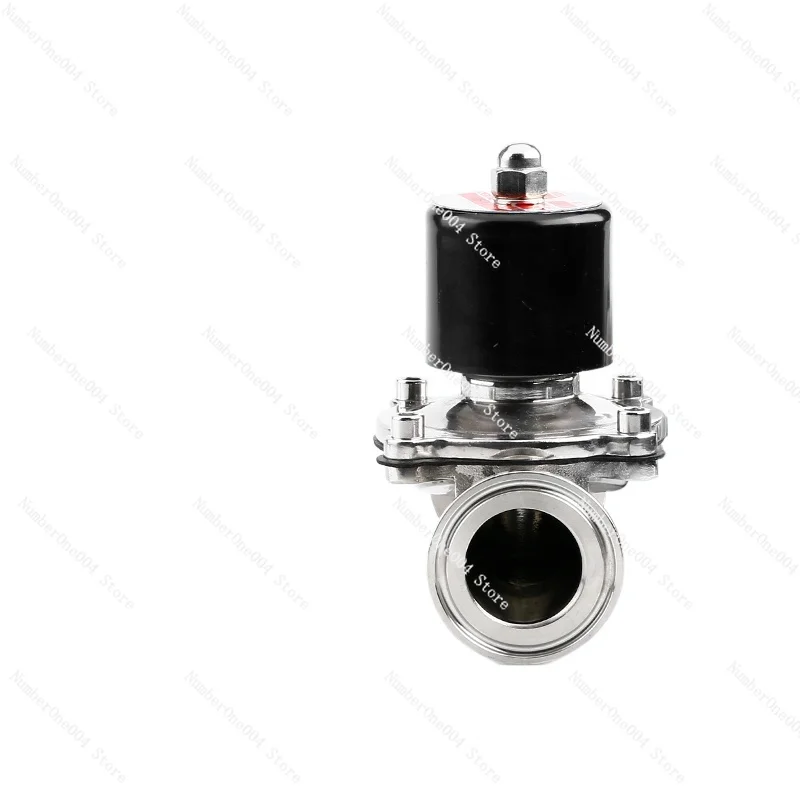 Applicable To Quick-loading Clamp Type Solenoid Water Valve Sanitary Food Grade, Stainless Steel Polishing