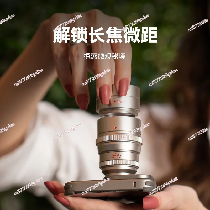 Mobile phone telephoto lens 2X macro multiplier is suitable for Apple vivo.