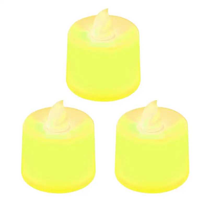 2~5PCS Creative LED Candle Multicolor Lamp Simulation Color Flame Tea Light Home Decor Wedding Birthday Decoration Night Light