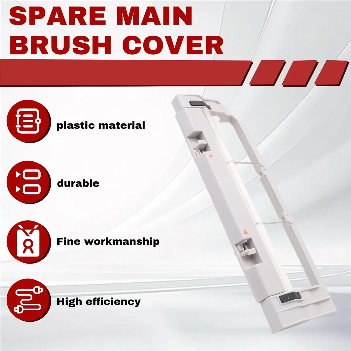 

(ABJZ) Spare Main Brush Cover for Xiaomi 1/1S and Roborock S4 S5 Max S50 S51 S55 S6 MaxV Pure E2 E3 E4 Robot Vacuum Cleaner