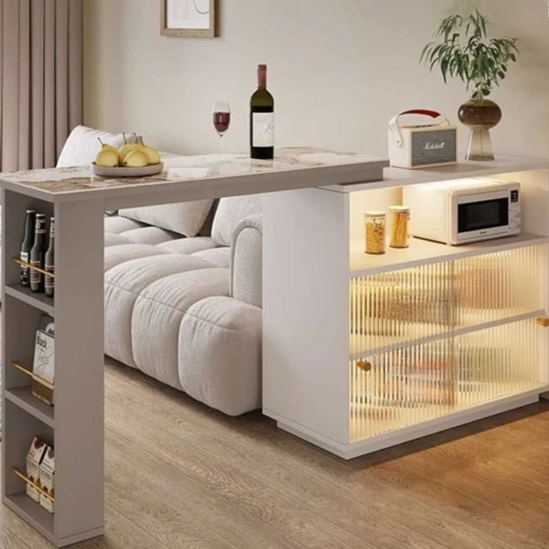 

Итальянские тумбы для гостиной Rock Plate, выдвижные полки для шкафов, барная стойка для чая, хранение, кофейная мебель для дома, витрина HQ40GZ