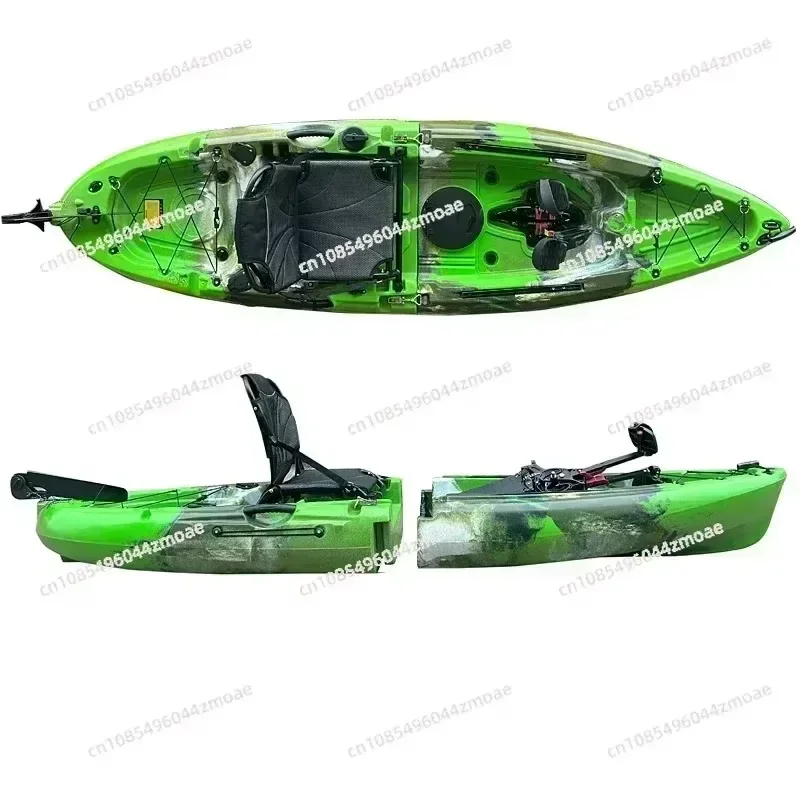 

Practical Modular Fishing Kayak Splicing Kayaks Two Section Pedal Drive Kayak For Water Sports