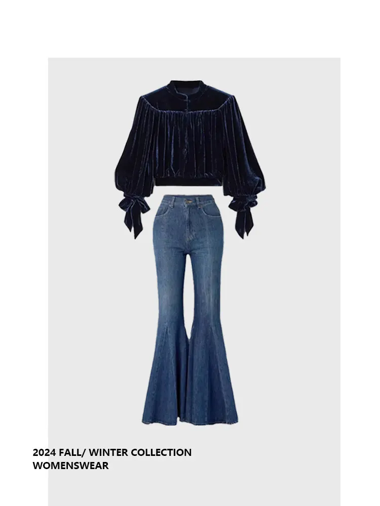 

Женские брюки-клеш Forever 2 для коррекции фигуры, комплект, весенняя новинка, удлиненные, из другого материала, 00%