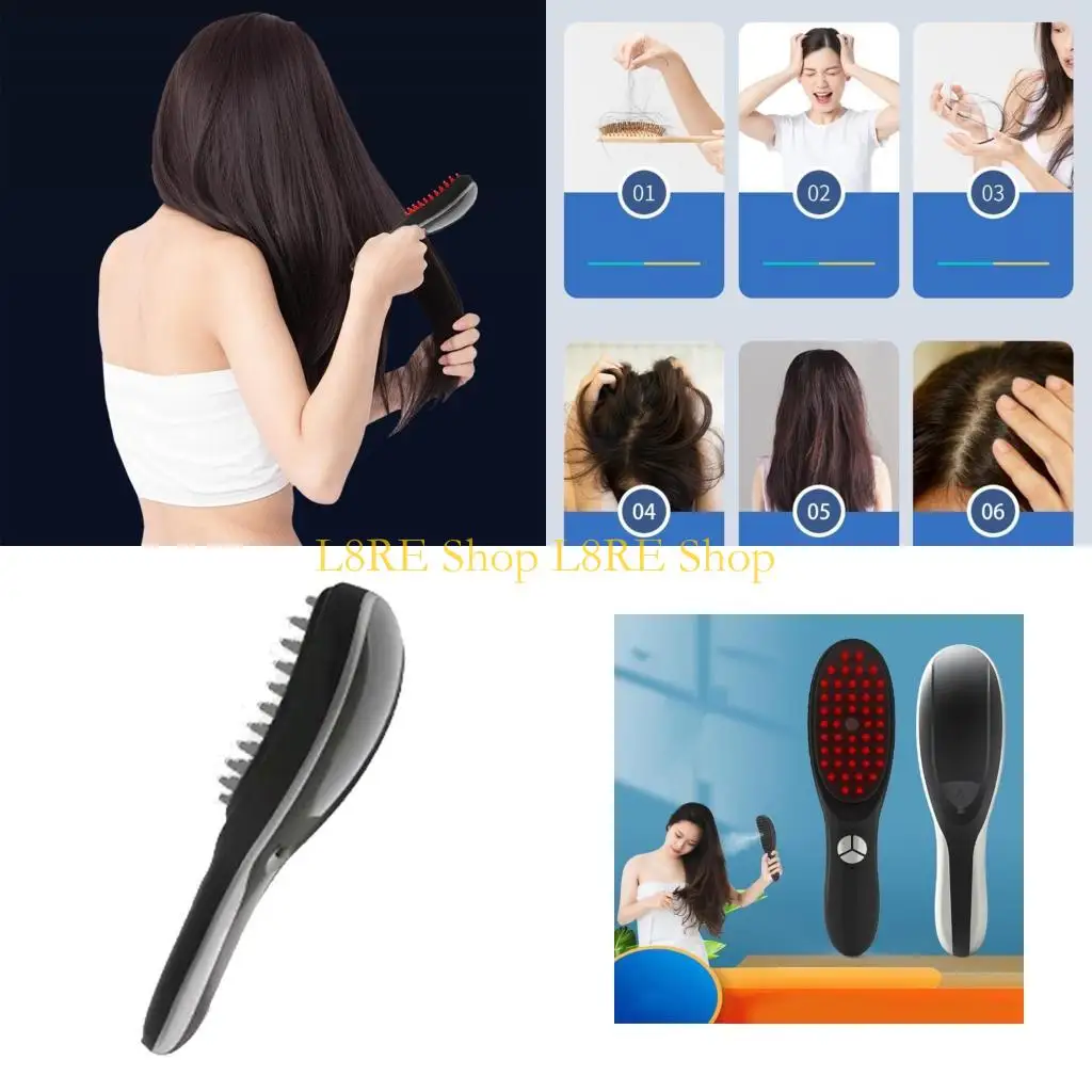 

L8RE Electric Massage Comb Уход за волосами по уходу за волосами.