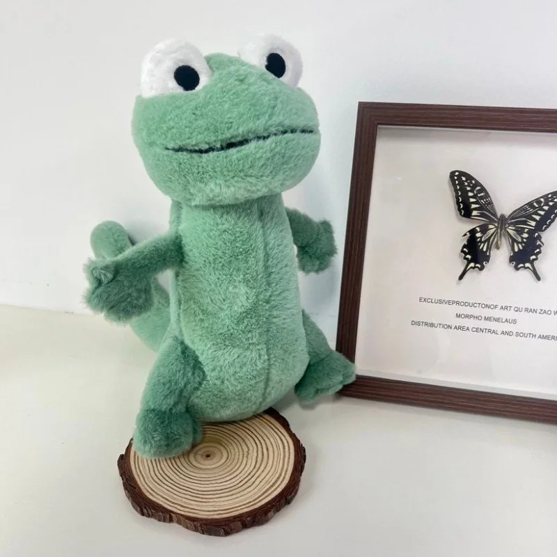 

New Cute Lizard Plush Toy Realistic Soft Stuffed Animal Cute Big Eyed Doll Home Decor Birthday Gift For Kids Girls Toddlers