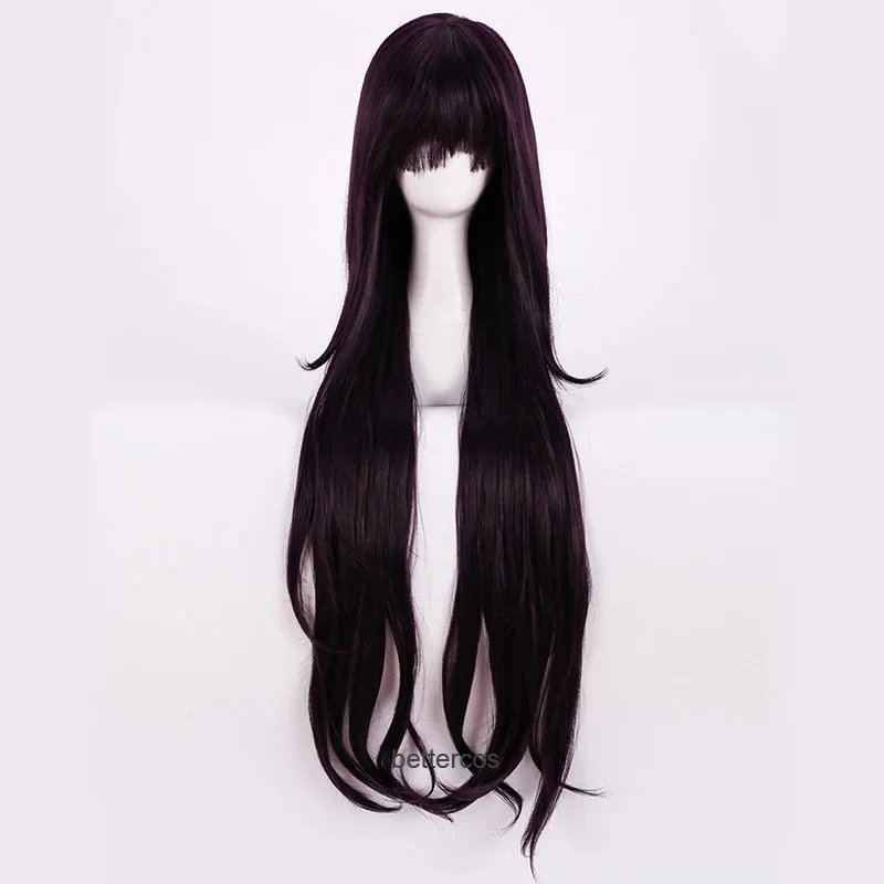 

NewDangan Ronpa 2 Danganronpa Mikan Tsumiki Cosplay Wigs Long Purple Wavy Heat Resistant Synthetic Hair Wig + Wig Cap2025