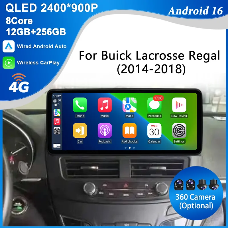 for Buick Lacrosse Regal 2014-2018 12.3