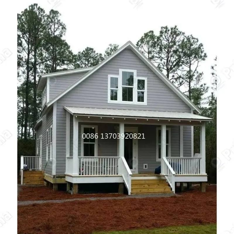 

Fast Install Steel Structure Prefabricated Luxury Villa Two Storey Prefab House Container House