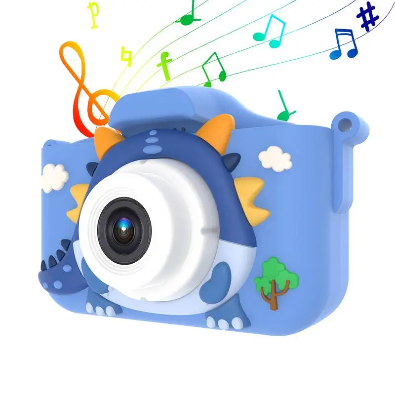 Kindercamera Speelgoed Paarse Eenhoorns Voor Meisjes Jongens Cadeau Kinderen Digitale Camera 1080P HD Kinderprojectie Videocamera Buitenfoto